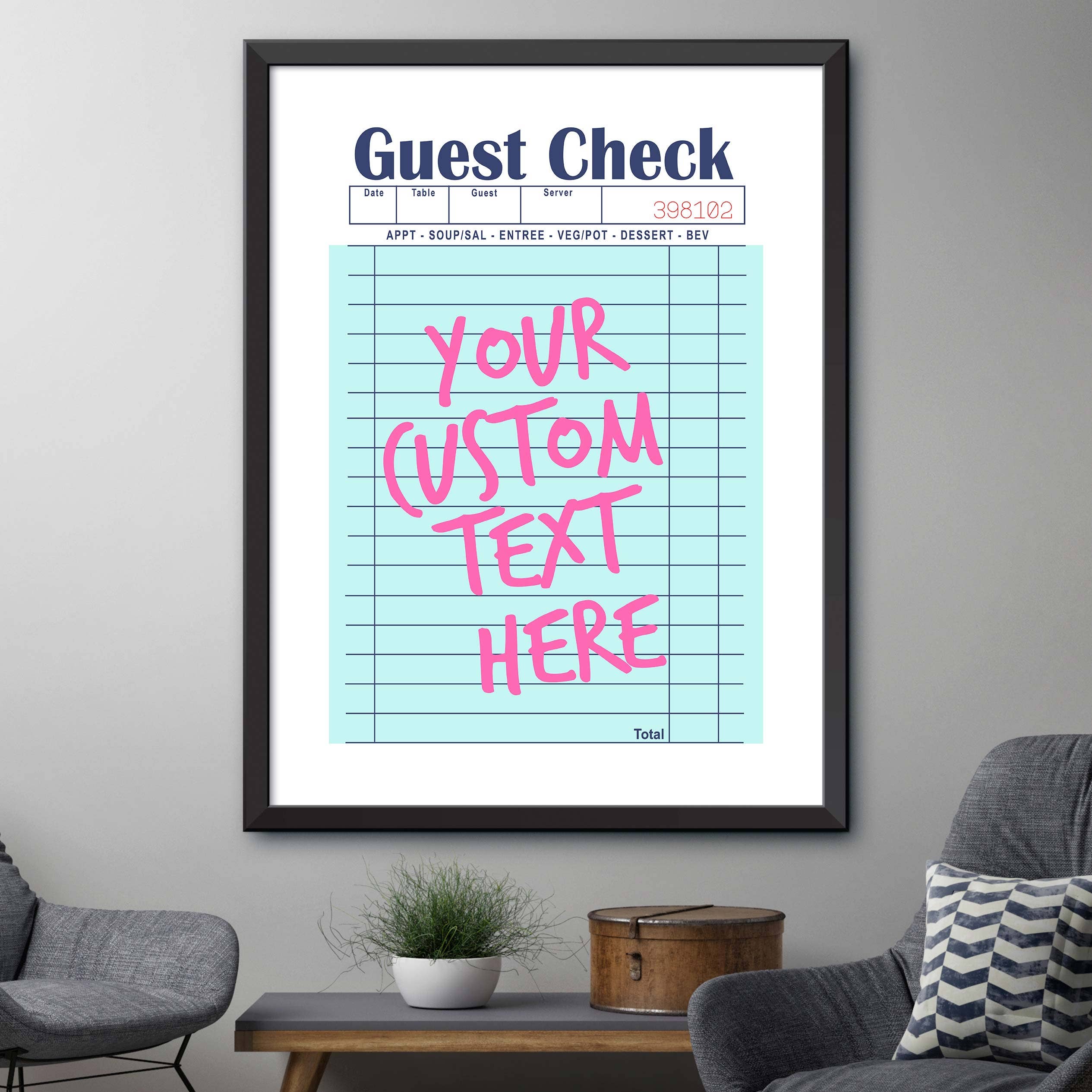 Dormfuly - Wholesale Poster - Custom Guest Check Poster3