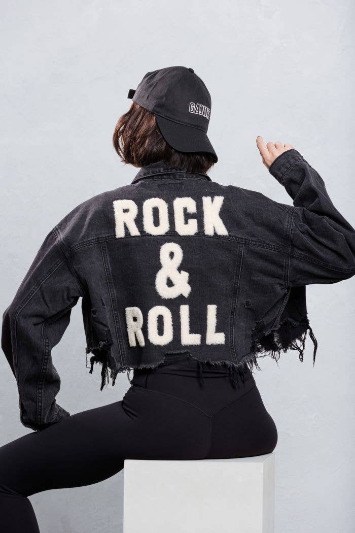 Trio Urban - Wholesale Denim Jacket - Women's - Rock and Roll Crop Denim Jacket17