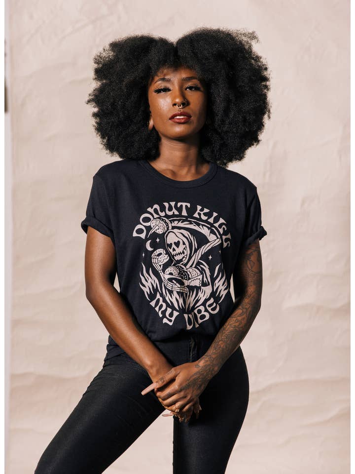 Pyknic - Vente T-shirt sérigraphié – unisexe - T-shirt Donut Kill My Vibe2