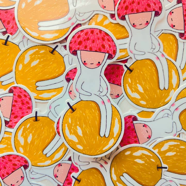 Lil guy op een briesticker voor wholesale door JusFleur