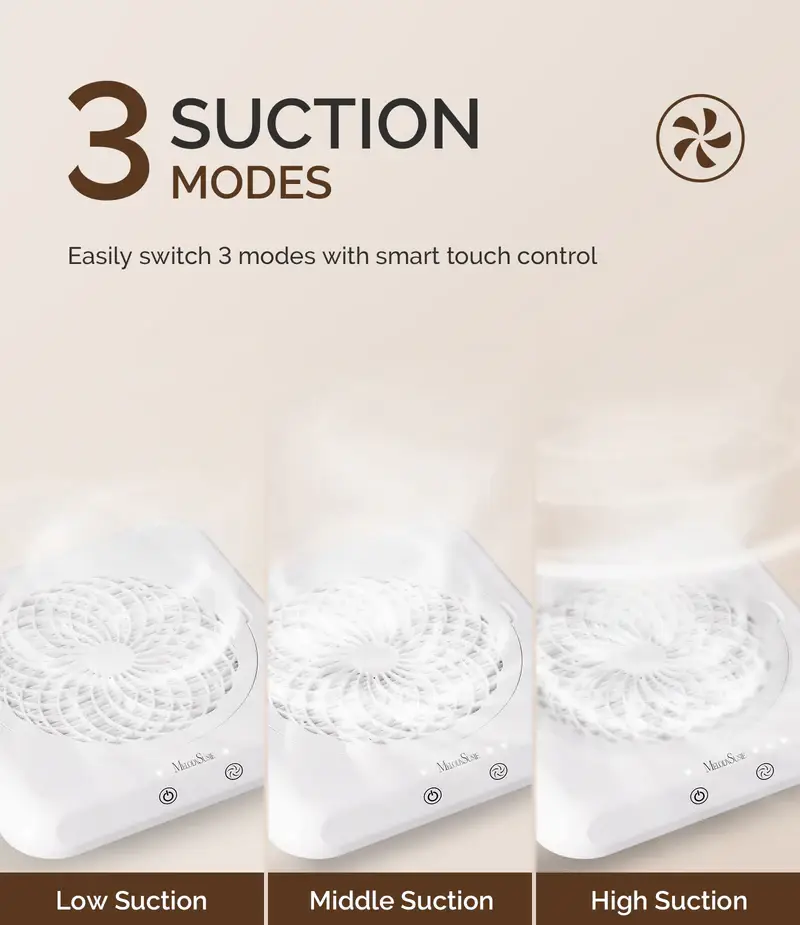 MELODYSUSIE - Wholesale Nailcare Set - SProF Nail Dust Collector5