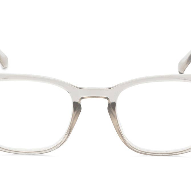 Morgan - Copos Quadrados Cristal Cinza por atacado de Retropeepers Ltd