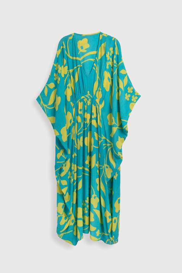 SAACHI - Vente Caftan – femme - Maxi kaftan floral audacieux23