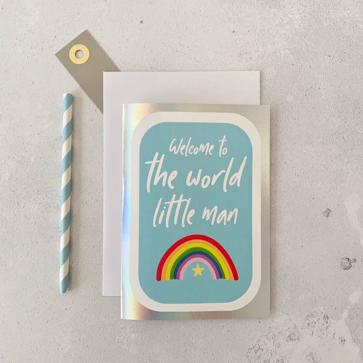 New Baby Boy Card for wholesale by Always Sparkle