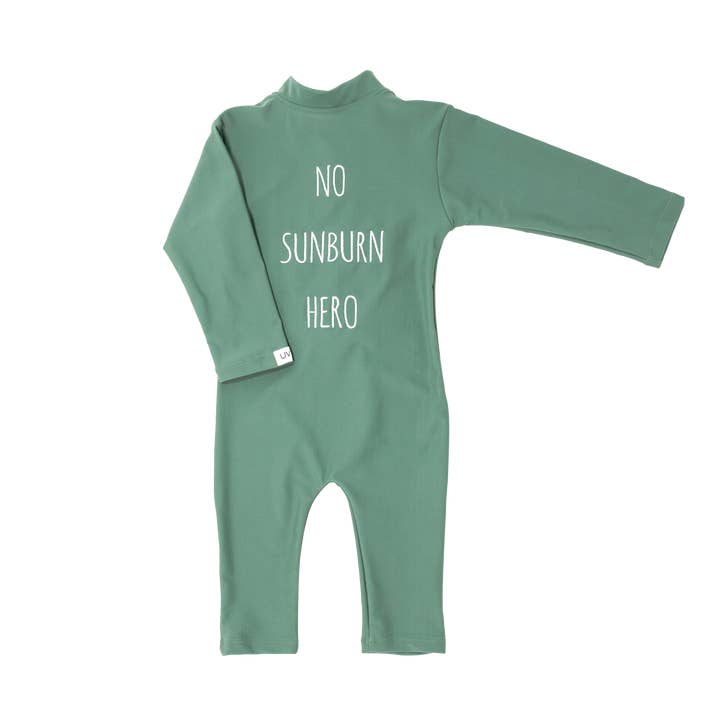 Macacão UV verde bordado por atacado de uv-play