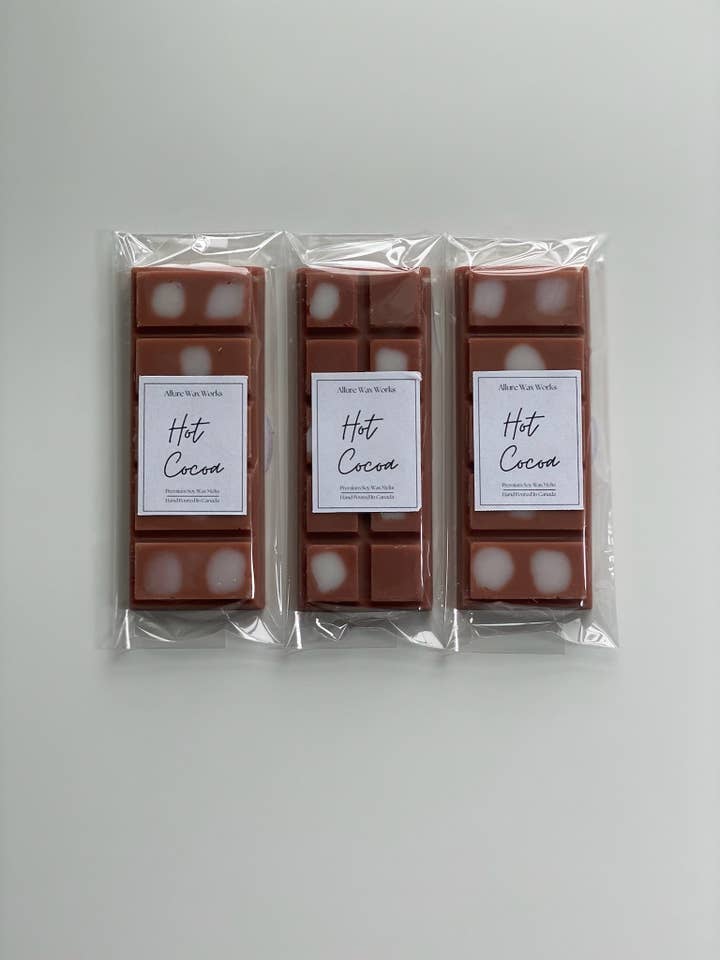 Barre de cire parfumée au chocolat chaud - Édition limitée pour la vente par Allure Wax Works