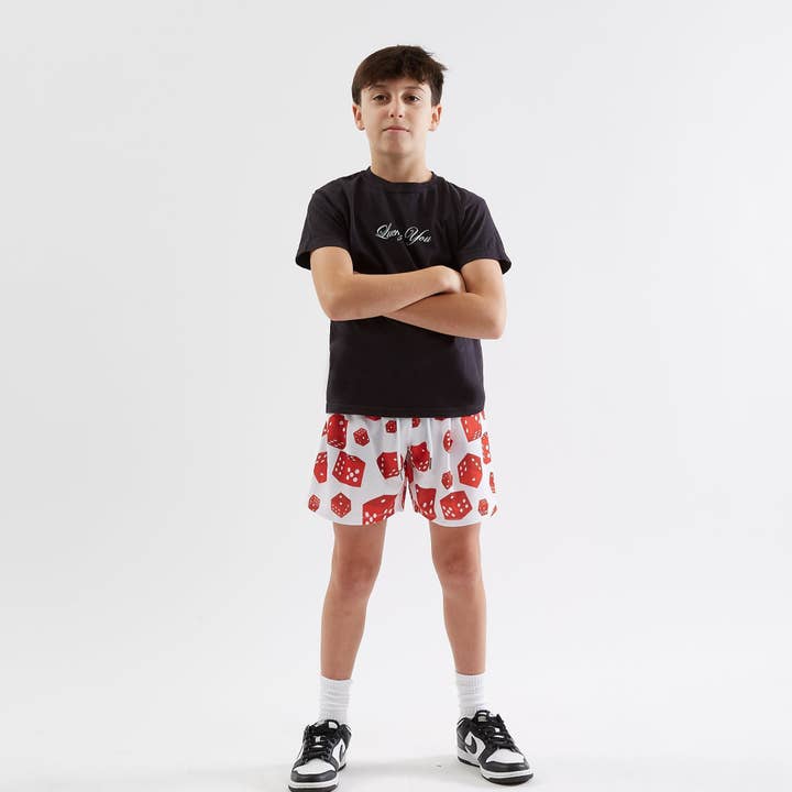 ROLL THE DICE SHORTS for wholesale by THE DRIP SHOP