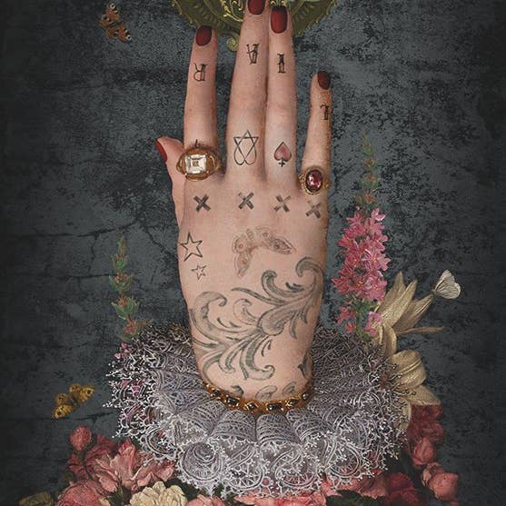 250 MANO PODEROSA WANDKLEED voor wholesale door Voglio Bene