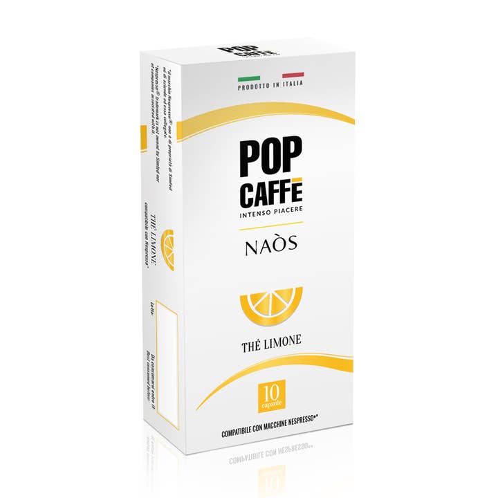 POP CAFFE' - Wholesale Instant Coffee/Espresso - POP CAFFE' NAOS DRINKS - LEMON TEA
100% made in Italy0