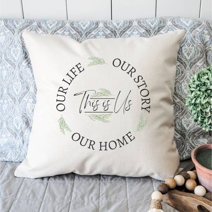 This is Us Pillow Cover for wholesale by Go Charlotte