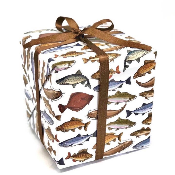 Stesha Party - Wholesale Flat Wrap - Fish Wrapping Paper