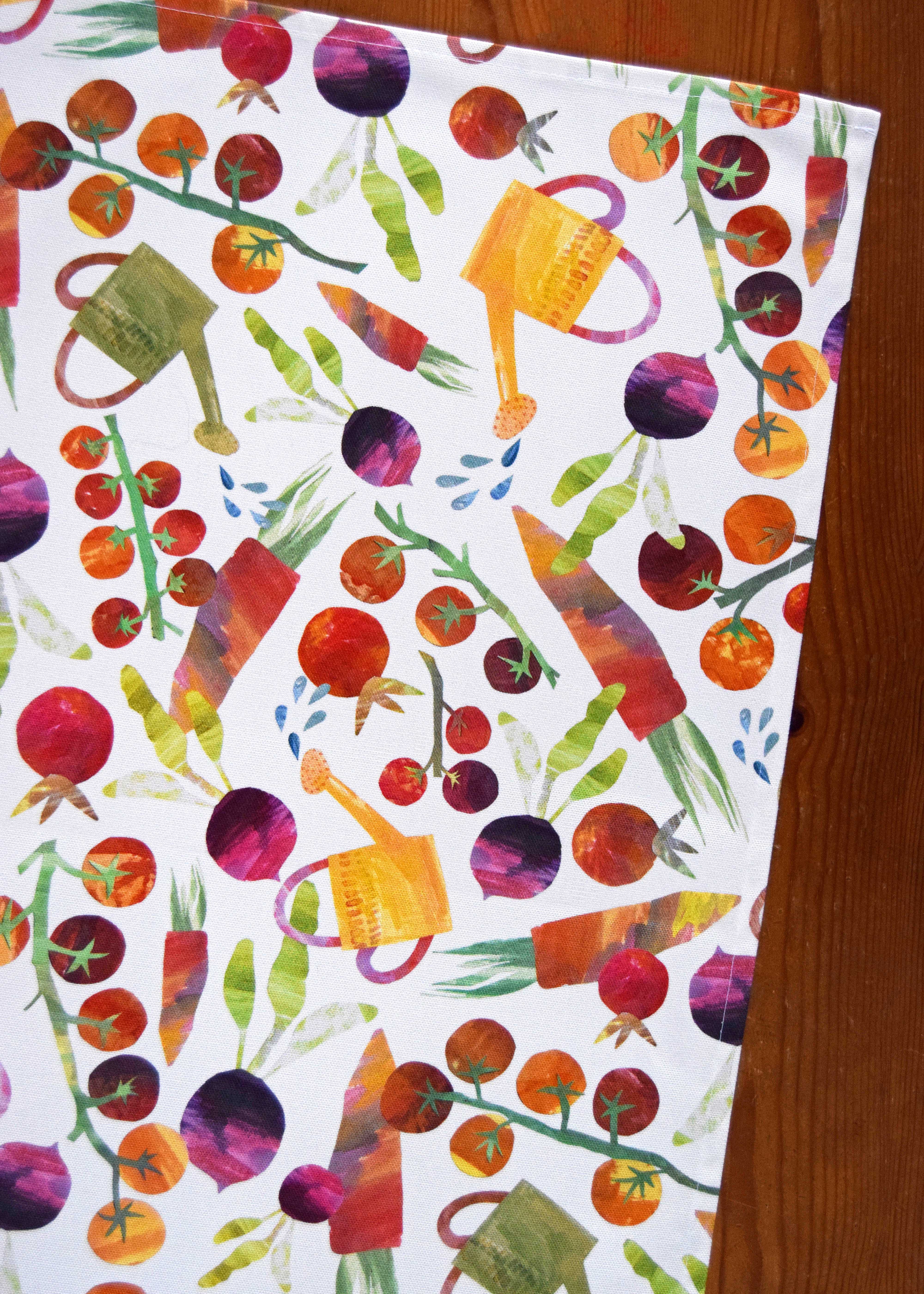 Freya Snow – Toalha de chá por atacado – Toalha de chá de vegetais Busy/Toalha de prato de algodão/Toalha de cozinha6