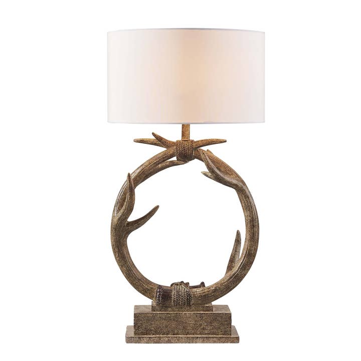 27" Brown Rustic Faux Antlers Table Lamp With White Shade and other Purchase Wholesale rustic lamp shades. Free Returns & Net 60 Terms on Faire trending on Faire.