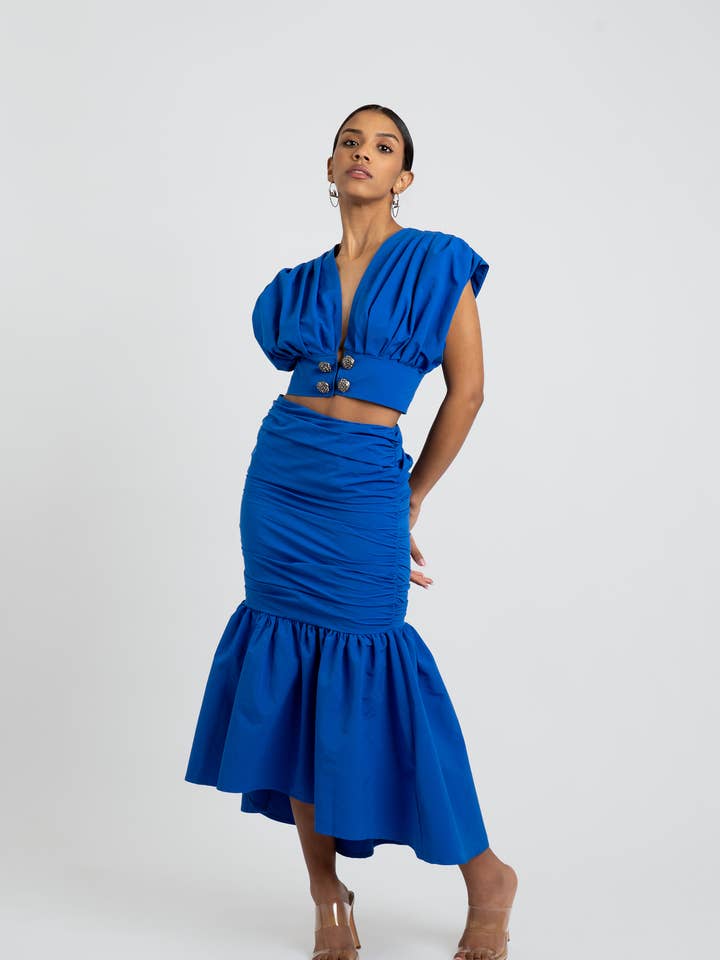 Rosalie Ruched Bubble Top for wholesale by Maui X Lolita