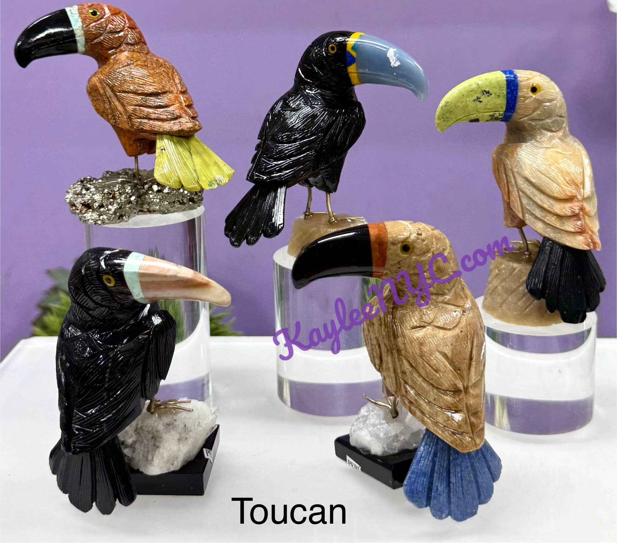 KayleeNYC - Wholesale Spiritual Stone/Crystal - Natural Mix Crystal Birds Healing energy 4