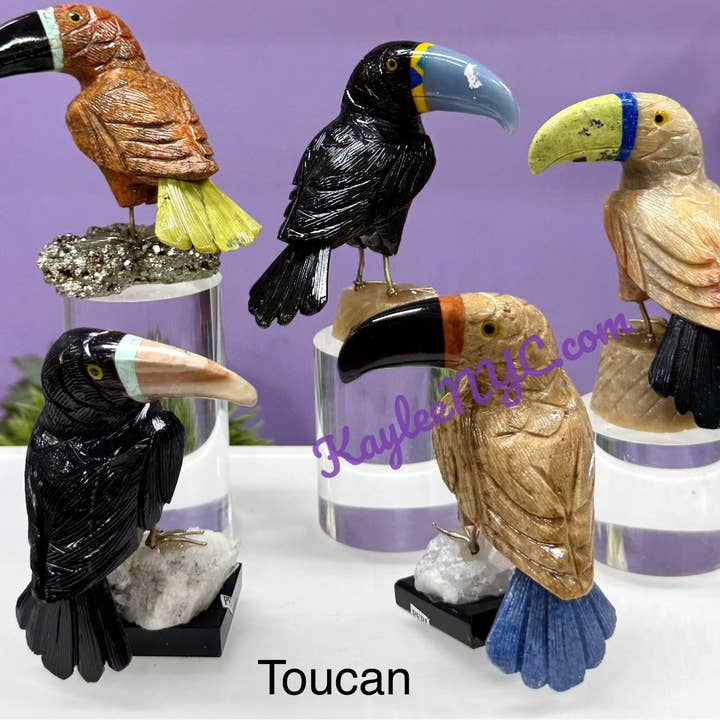 KayleeNYC - Wholesale Spiritual Stone/Crystal - Natural Mix Crystal Birds Healing energy 4