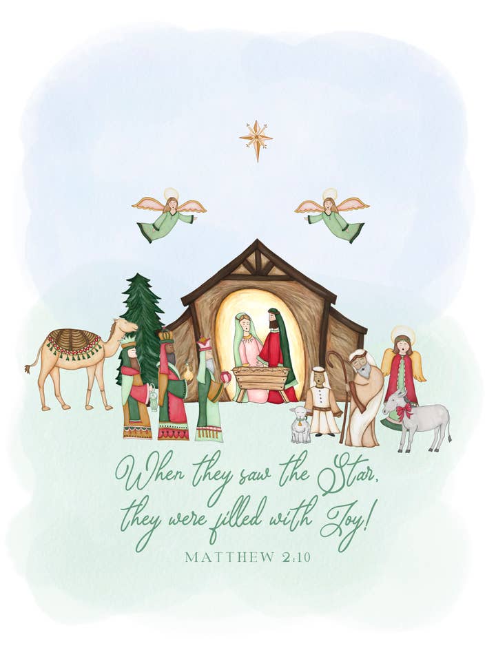 Art Print | Nativity for wholesale by Winnefred Austin