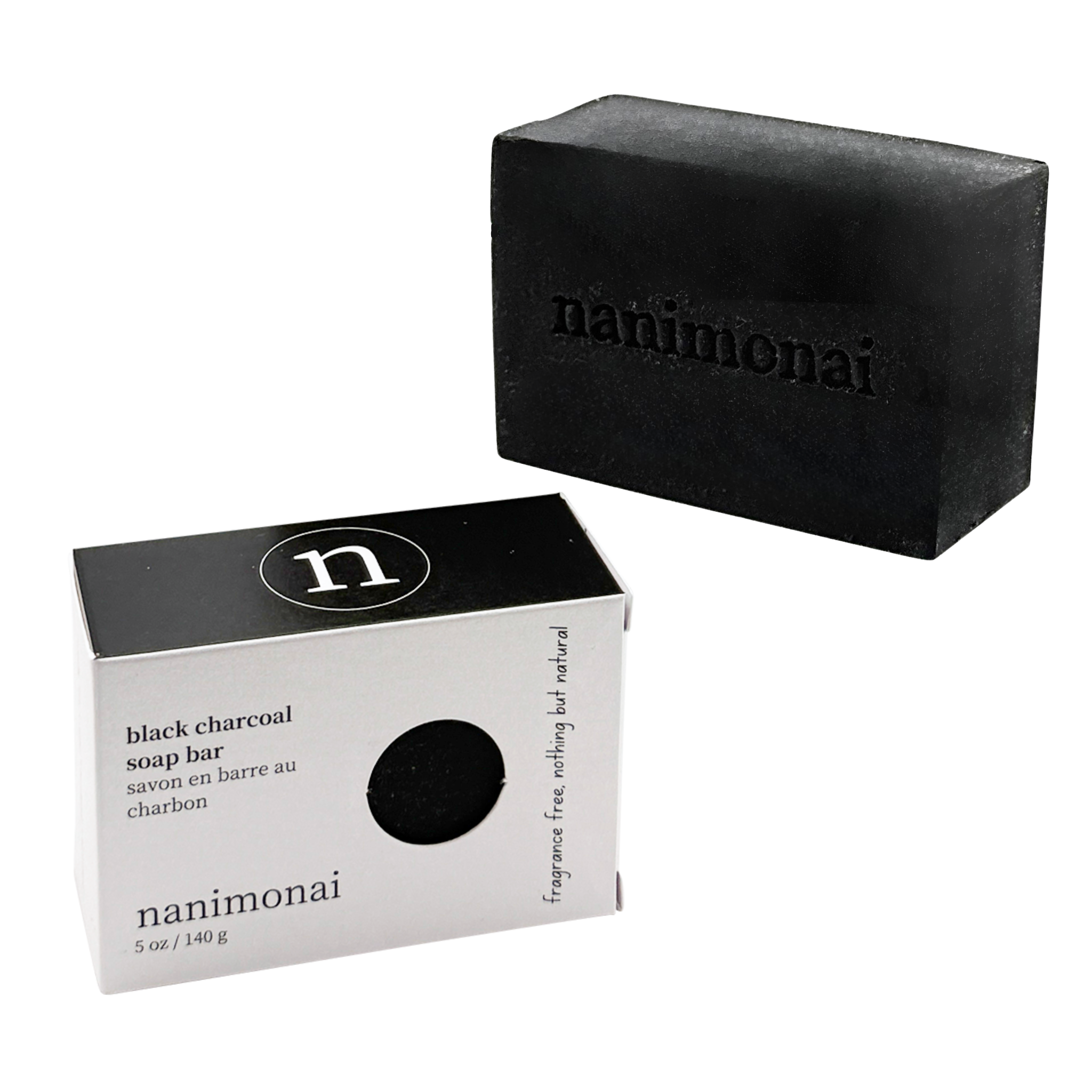 Nanimonai Skincare - Wholesale Bar Soap - Black Charcoal Soap Bar6