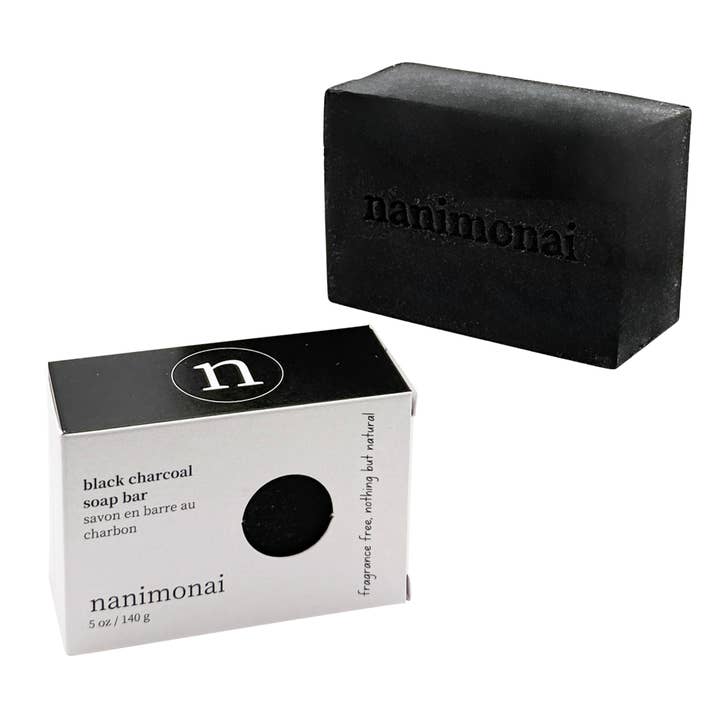 Nanimonai Skincare - Wholesale Bar Soap - Black Charcoal Soap Bar6