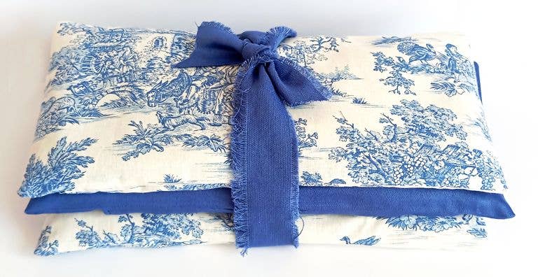 DECORER - Wholesale Meditation Supplies - Weighted - Relaxing Eye Pillow! Lavender -  toile du jouy 4