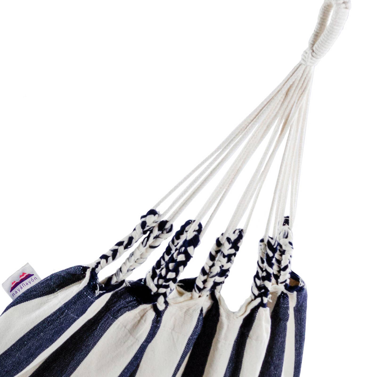 Naya Nayon – Rede por atacado – Rede La Marinera Blue Double, tecido grosso, puro algodão, h4