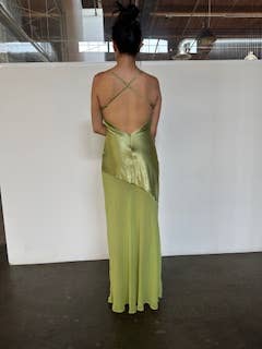 Audrey 3+1 – wholesale Gown – Women's – Diamond Slip Contrast Maxi-YDA7363