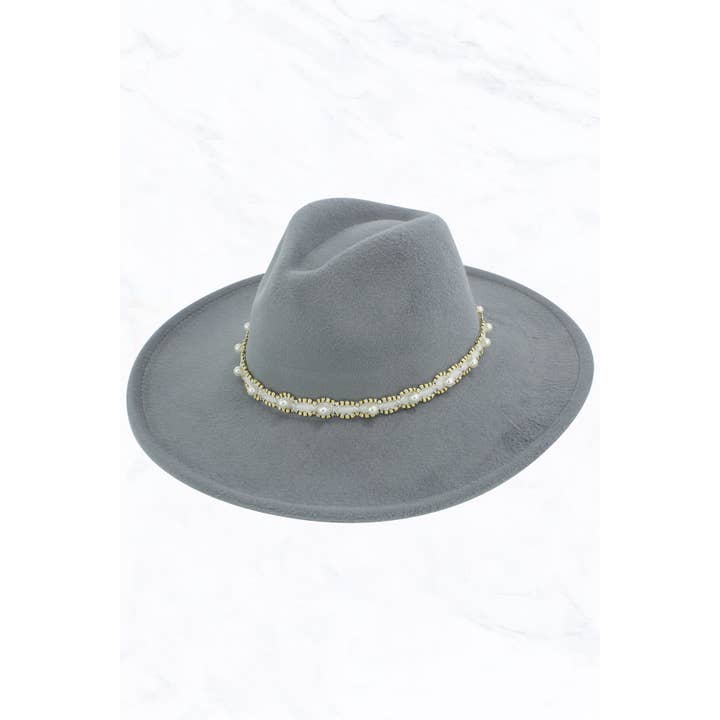 Suzie Q USA - Wholesale Fedora - Women's - Big Brim Peach Heart Top Jazz Hat with Pearl Belt8