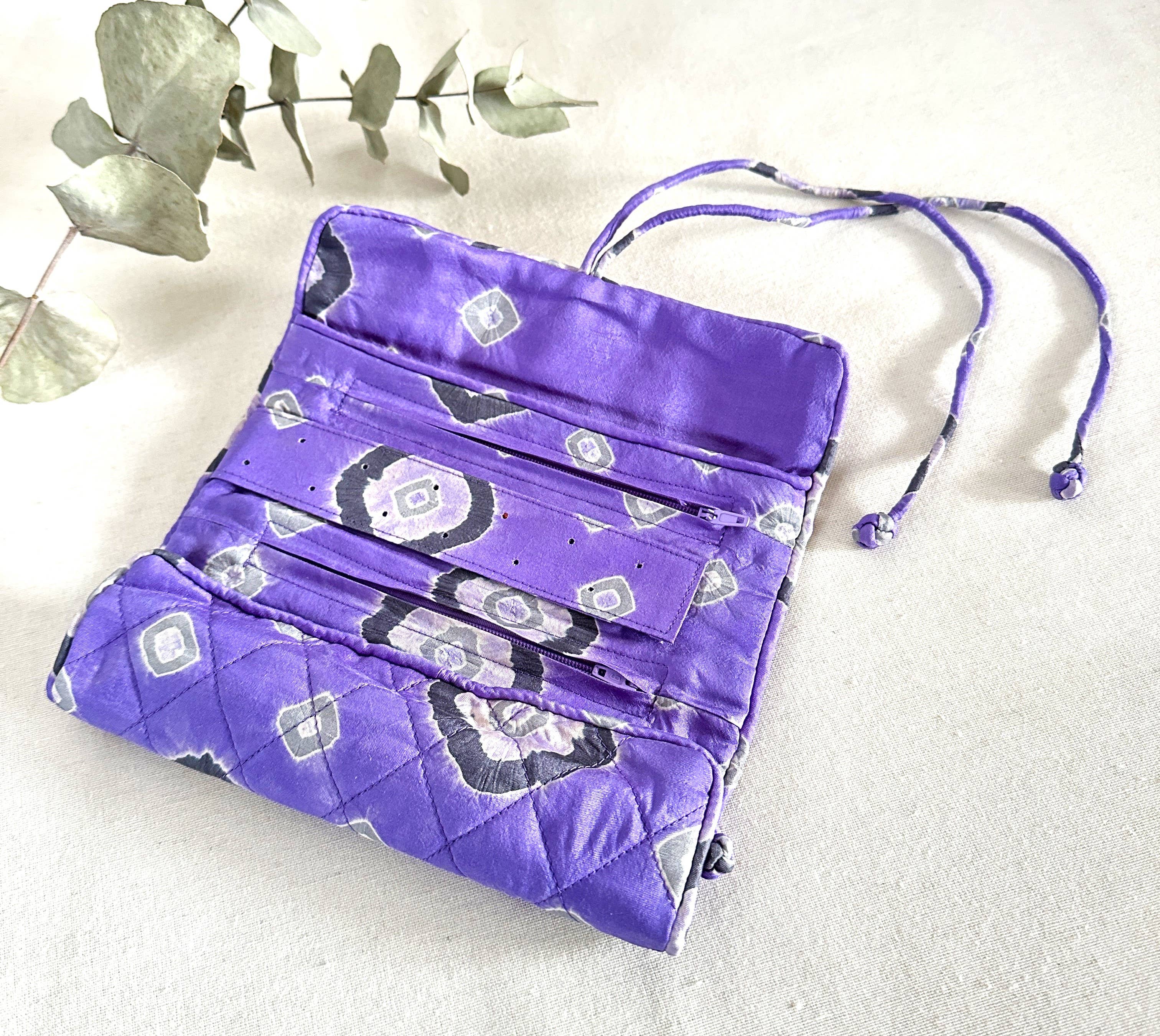 Sophie Silks - Wholesale Jewellery box/organiser - Silk Jewelry Roll14