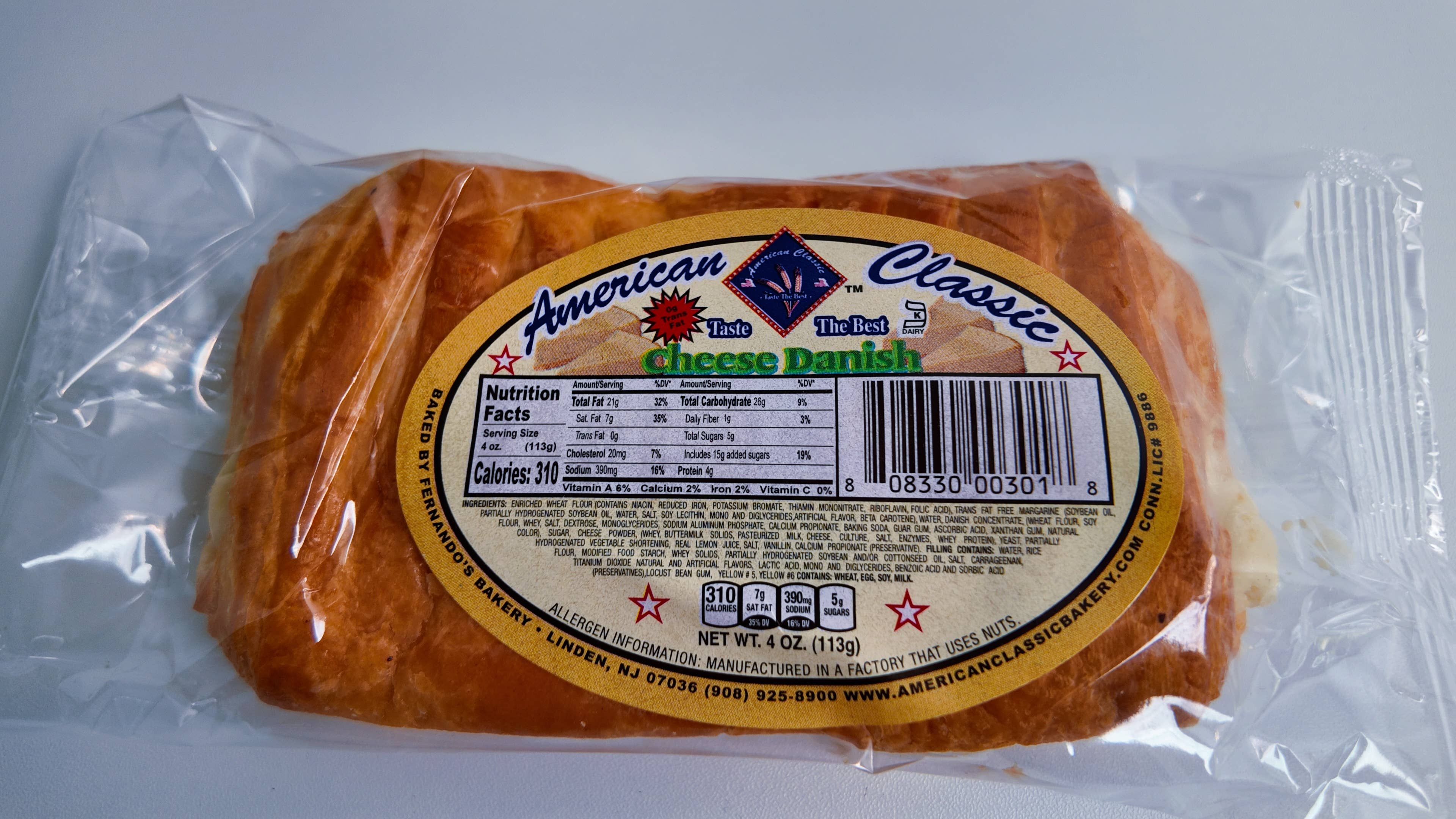 Horizon Top Market - Wholesale Cheese - Danish-individually wrapped-4 oz X 120