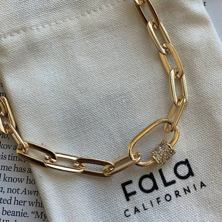 Carabiner Lock Necklace for wholesale by FALA