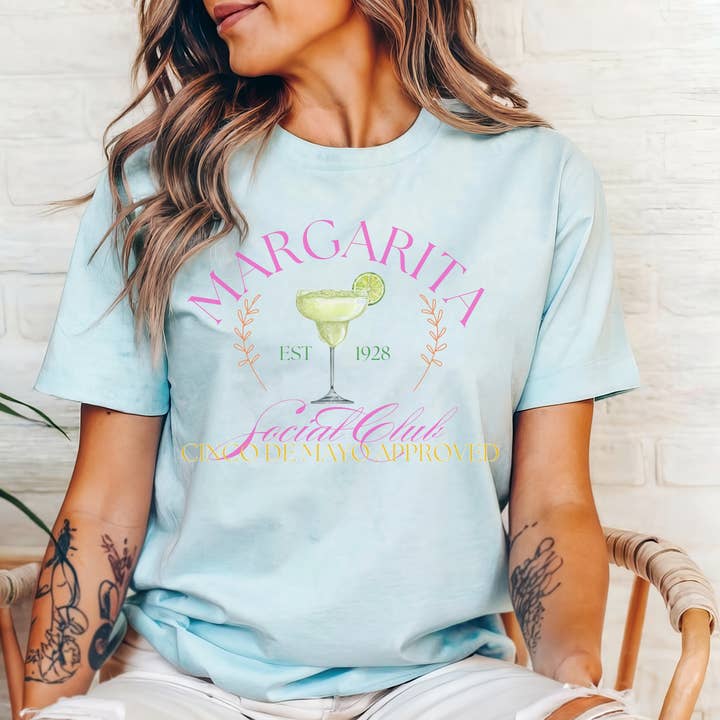 Par.tees by Party On! - Wholesale T-Shirt (Graphic) - Women's - Margerita Cinco De Mayo Mexican Festival Liquor Graphic Tee2