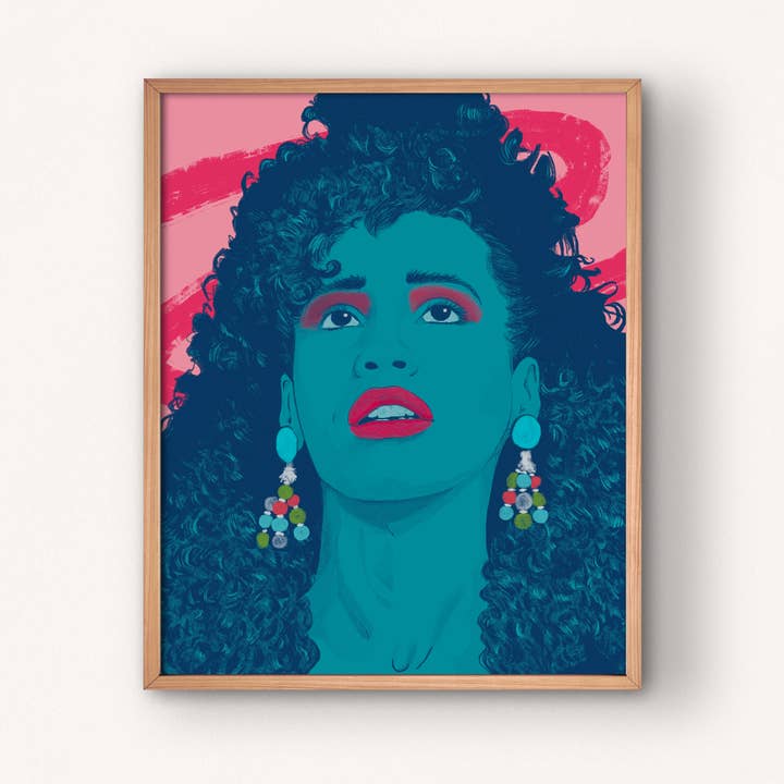 Whitney Houston Kunstdruck für den Großhandel von Lauren Denitzio Art & Illustration