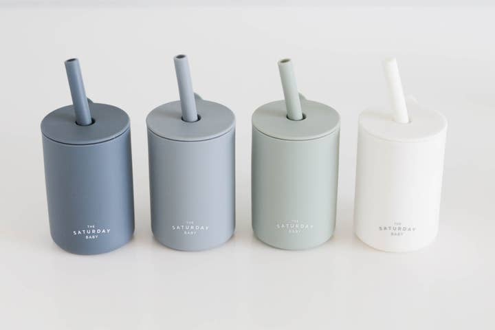 The Saturday Baby - Wholesale Drinking glass/cup – Kids & Baby - The Saturday Baby Silicone Straw Cup40