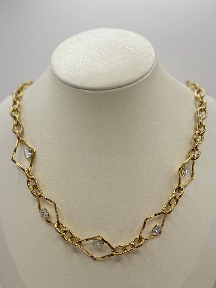 Diamanter Prisma Rustfrit Stål Kæde for engroshandel hos YOLA