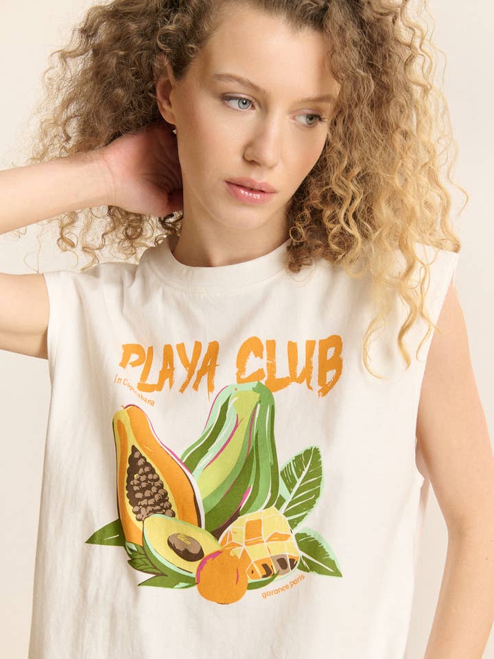 Ærmeløs T-shirt - PLAYA for engroshandel hos Garance Paris