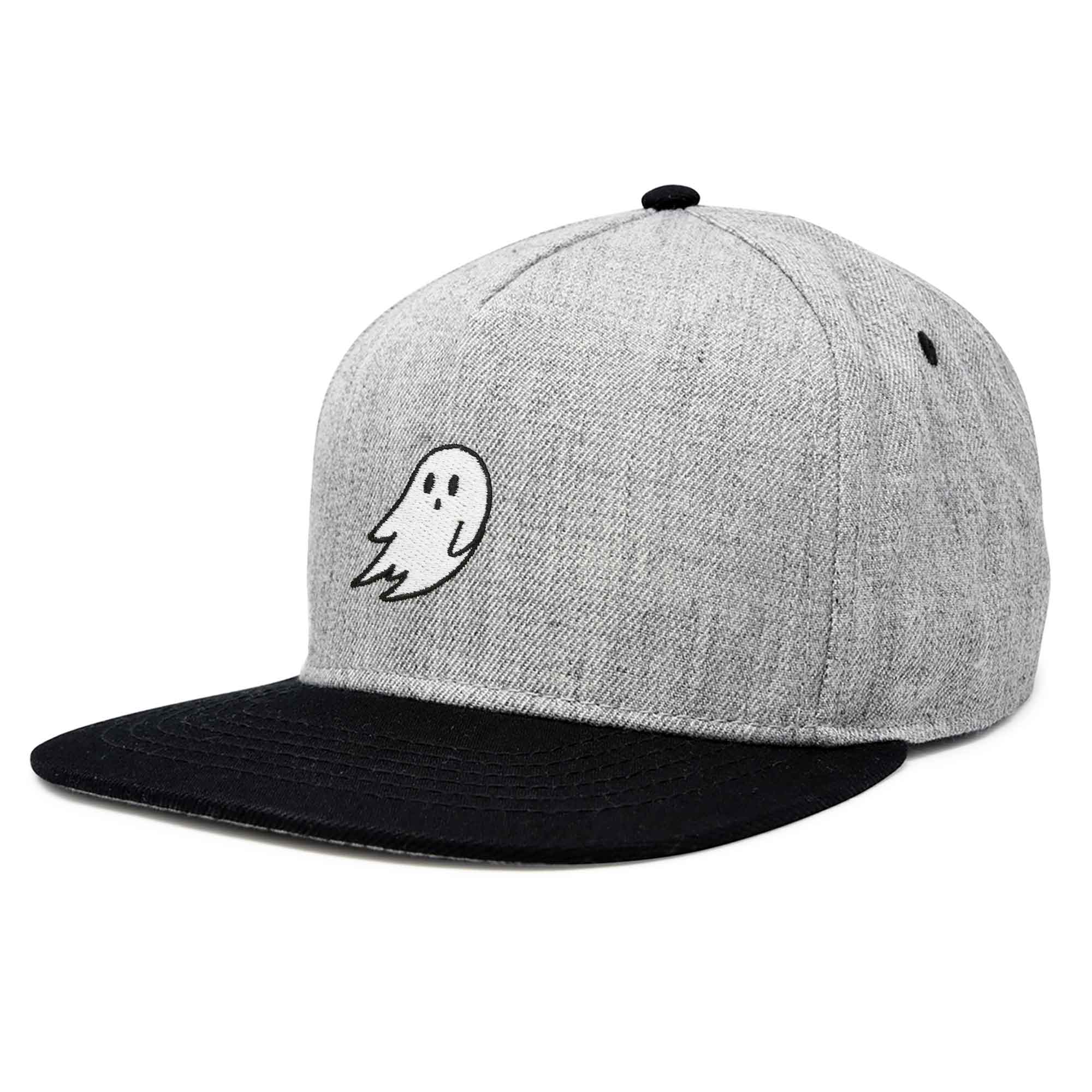 Dalix - Vente Casquette à visière plate – unisexe - Casquette plate brodée Dalix Ghost11