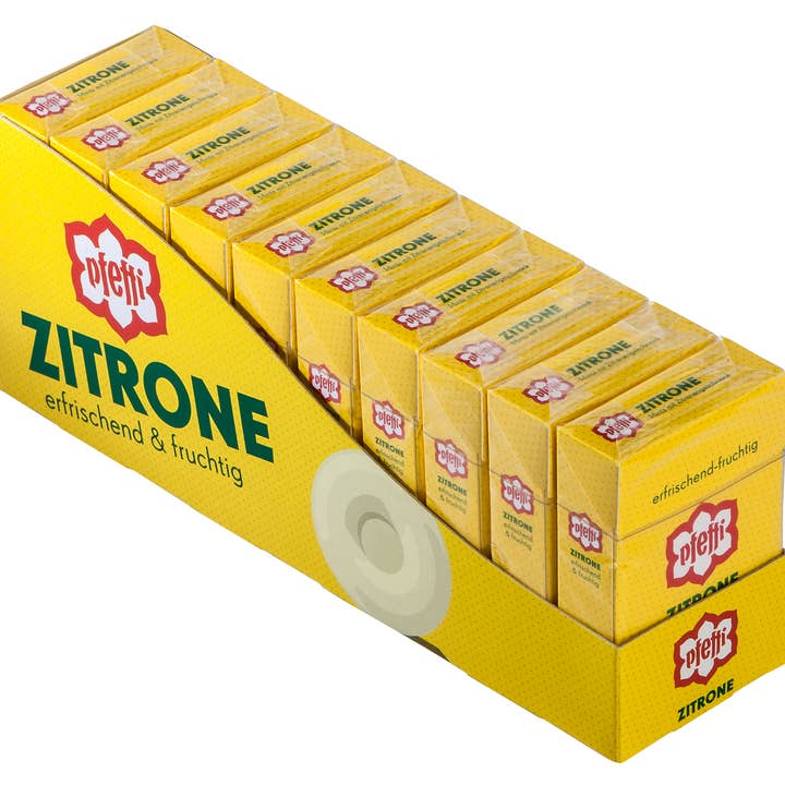 Pit Hoffmann GmbH & Co.KG - Wholesale Mints - Pfeffi Mints Peppermint Candy Lemon 35g Flip Top Box1