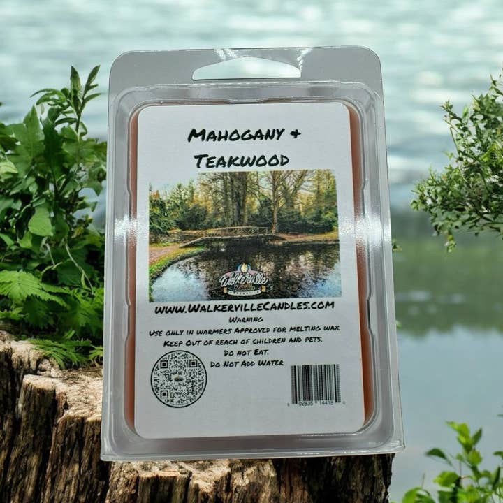 Mahonie & Teakhout Milieuvriendelijke Smelt/Reep voor wholesale door Walkerville Candles