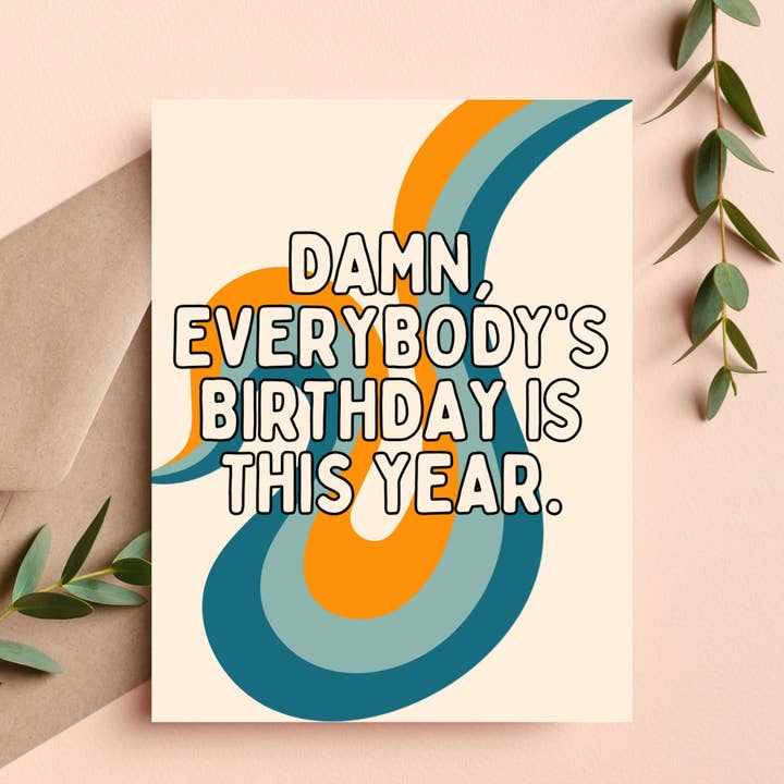 Tarjeta de cumpleaños sarcástica para amigo para venta al por mayor de As Told By Ellie