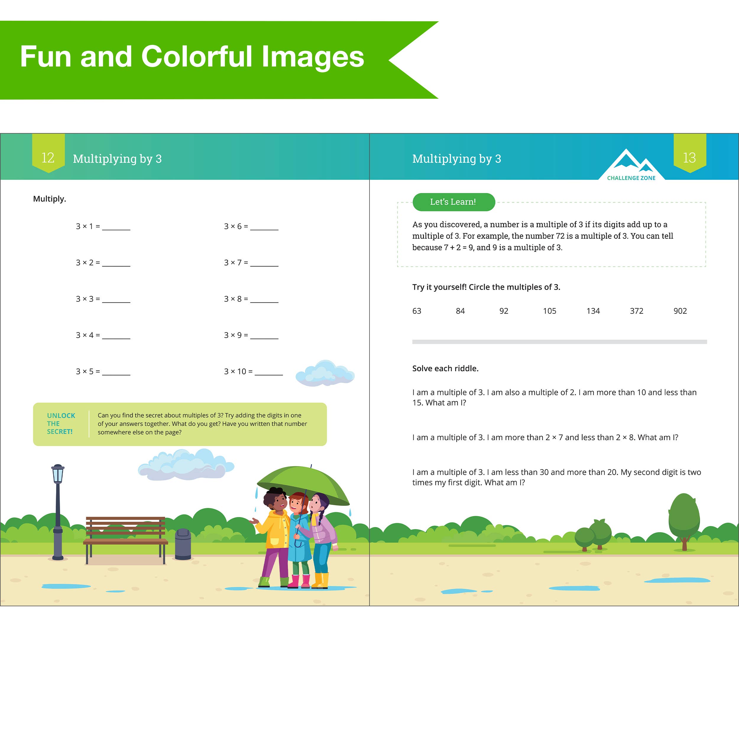 Carson Dellosa Education - Wholesale Education - IXL Math Workbook: Grade 3 Multiplication3