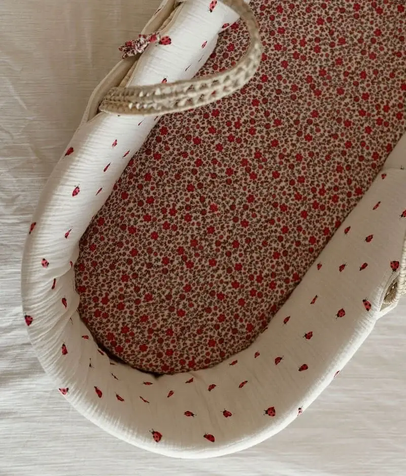 Manufacture des bébés français - Wholesale Bassinet - Baby - Bassinet cover Ladybugs6