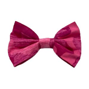 Pink Camo Bow Tie for wholesale by Savvy Chic Pawz