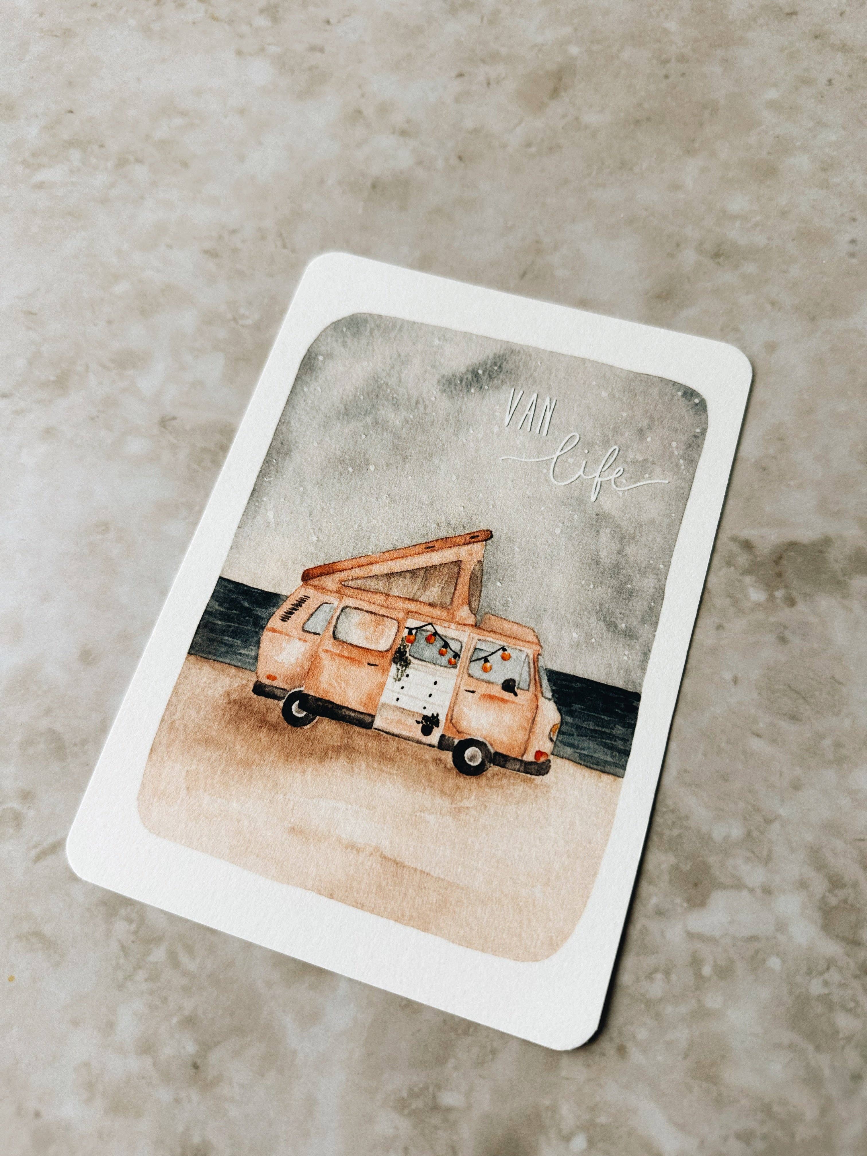Linda Mundo - Wholesale Postcard - Van Life postcard0
