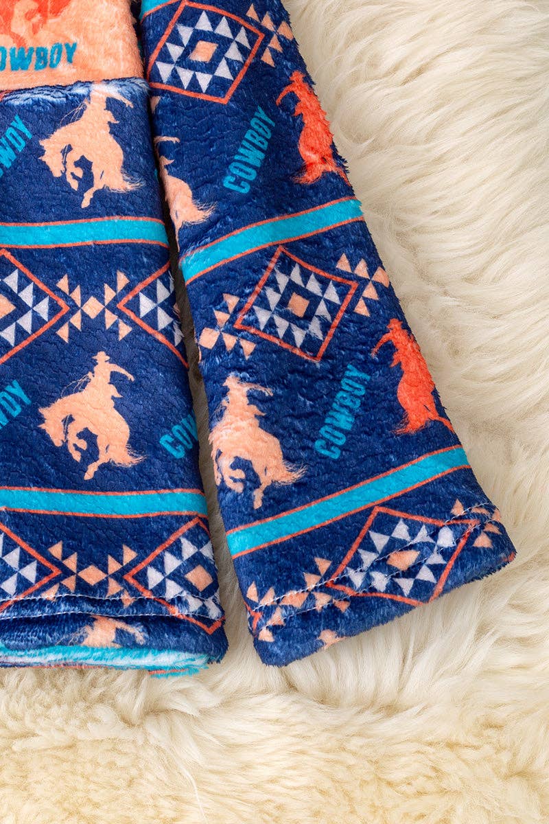 Kids Charm Online - Wholesale Sweatshirt - Kids - Howdy" Horse rider printed pullover sweater. TPB50514 JEAN2