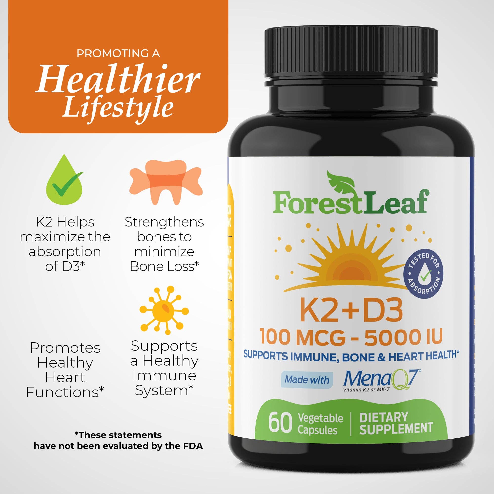 Forest Leaf - Wholesale Oral Supplement/Vitamin - Vitamin K2+D35