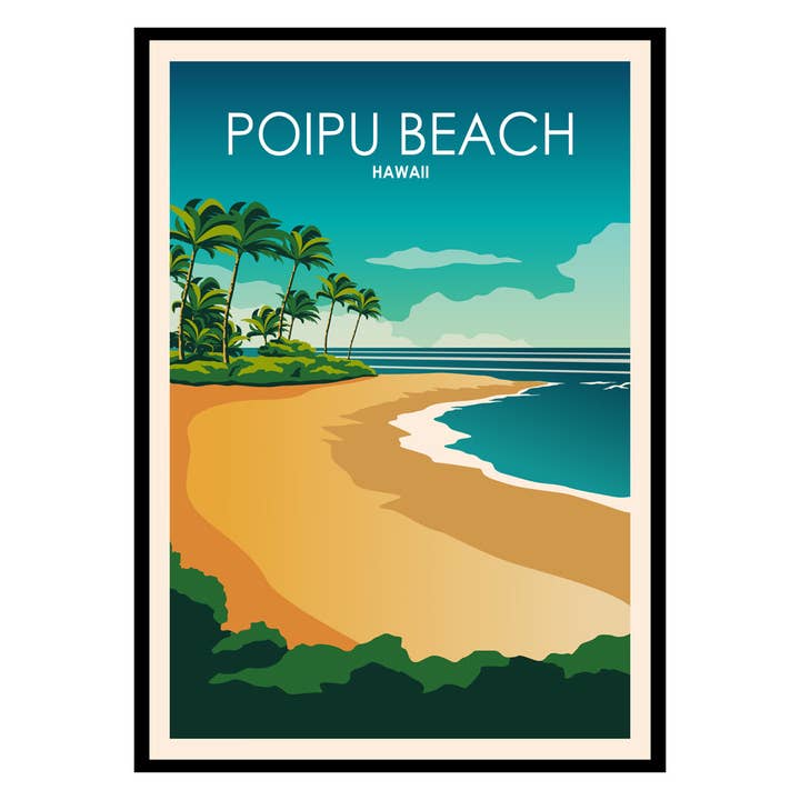 Poipu Beach Hawaii Poster for wholesale by Places of Art
