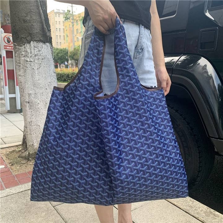 FurDecoration - Wholesale Grocery/Shopping Bag - Foldable Portable Reusable Shopping Bag With Floral Print2