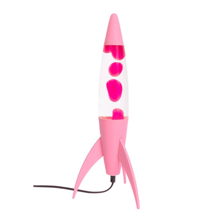 Lampara de lava rocket monocromatica rosa (EU plug,220-240 V para venta al por mayor de Fisura