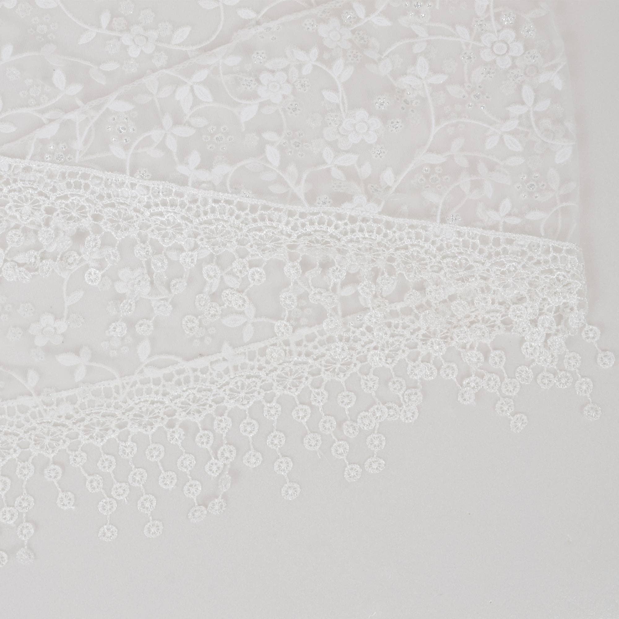 AK Brand - Venta al por mayor Bufanda - Mujer - Bufanda triangular ligera de encaje floral para la cabeza14