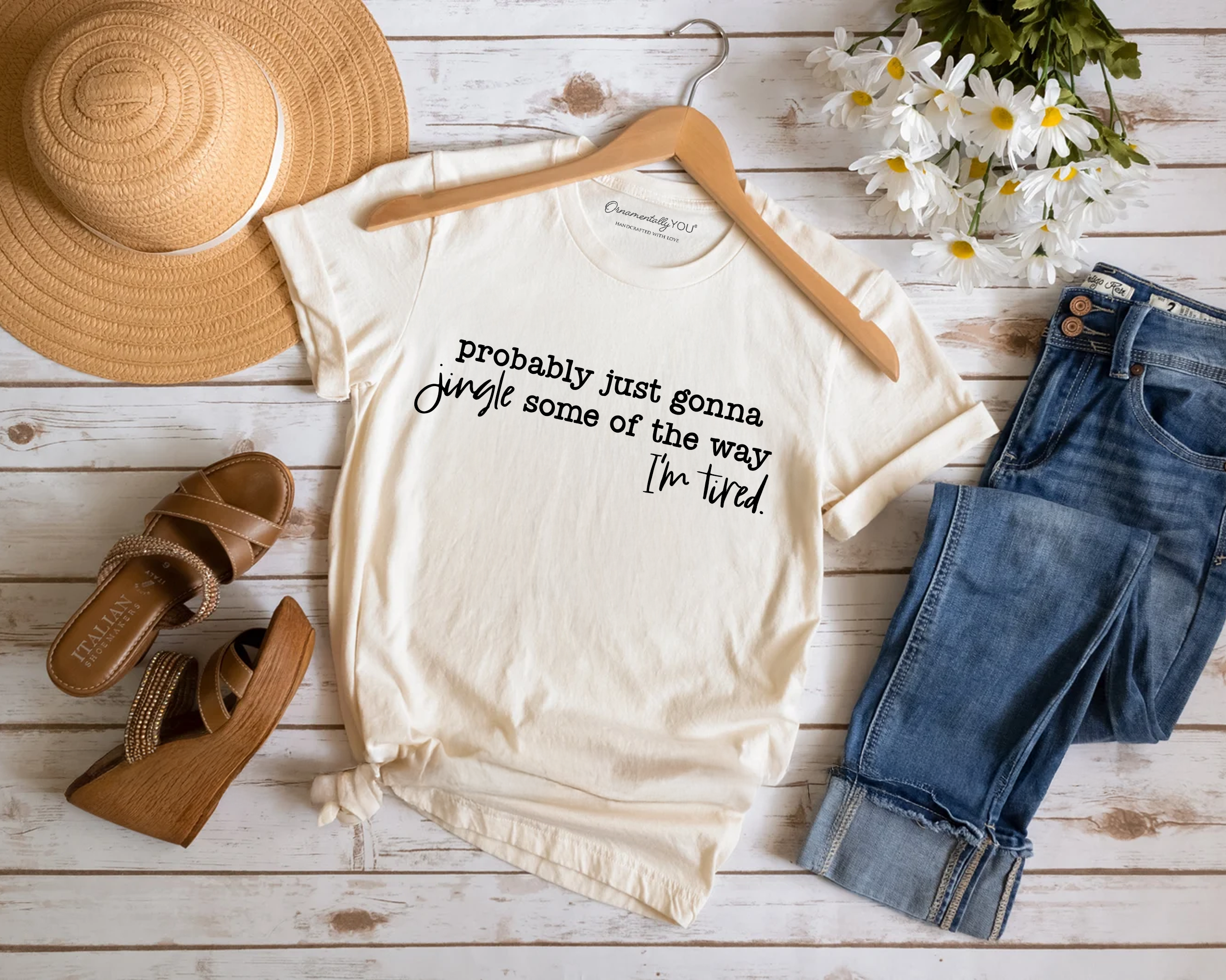 OrnamentallyYou - Wholesale Screen Printed T-Shirt - Women's - Probably Just Gonna Jingle Some of the Way T-Shirt2